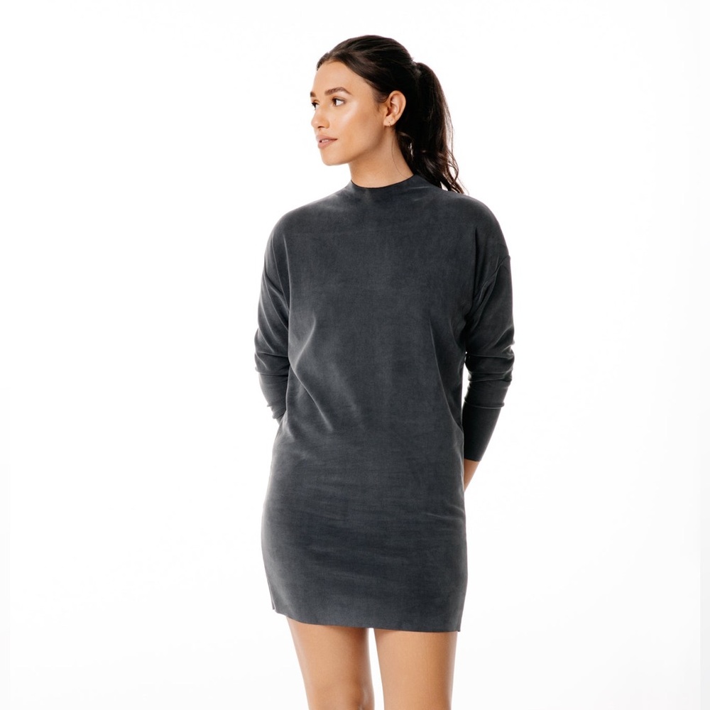 NWT KADA THE FOREVER FUNNEL KNEE LENGTH DRESS SIDE SHEER PANEL  SMALL